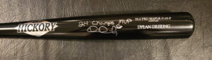 Dylan Dreiling Autographed Black Old Hickory Game Model Bat Beckett Witnessed COA v3