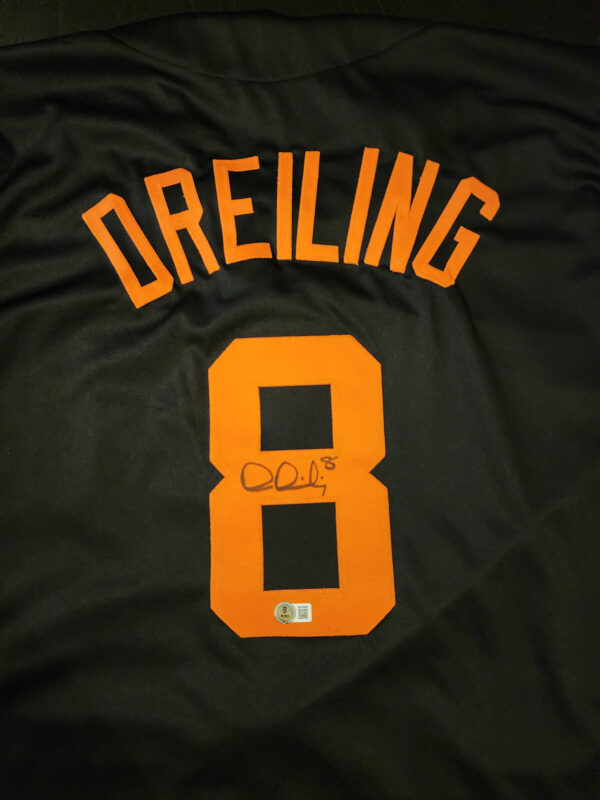 Dylan Dreiling Autographed Custom Black Tennessee Jersey Beckett Witnessed COA v2