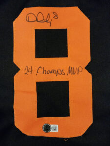 Dylan Dreiling Autographed Custom Black Tennessee Jersey Inscribed 24 Champs MVP Beckett Witnessed COA v1