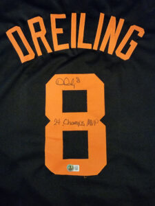 Dylan Dreiling Autographed Custom Black Tennessee Jersey Inscribed 24 Champs MVP Beckett Witnessed COA v2