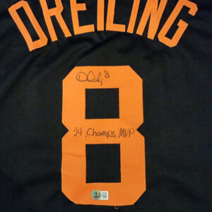 Dylan Dreiling Autographed Custom Black Tennessee Jersey Inscribed 24 Champs MVP Beckett Witnessed COA v2