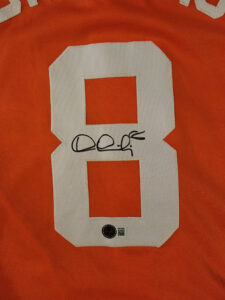 Dylan Dreiling Autographed Custom Orange Tennessee Jersey Beckett Witnessed COA v1