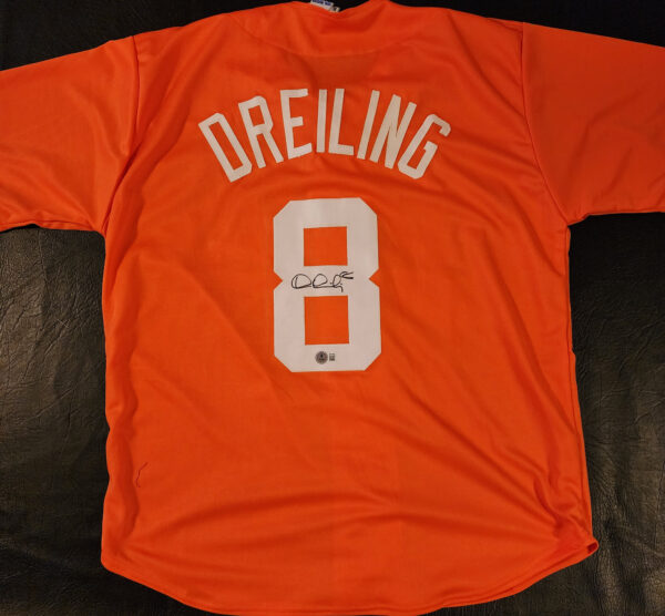 Dylan Dreiling Autographed Custom Orange Tennessee Jersey Beckett Witnessed COA v3