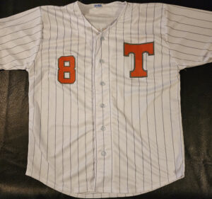 Dylan Dreiling Autographed Custom Pin Stripe Tennessee Jersey Inscribed Go Vols Beckett Witnessed COA v4