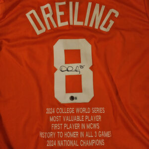 Dylan Dreiling Autographed Custom Tennessee STAT Jersey Beckett Witnessed COA v2