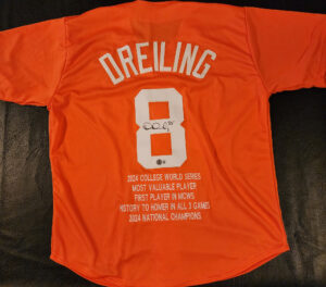 Dylan Dreiling Autographed Custom Tennessee STAT Jersey Beckett Witnessed COA v3