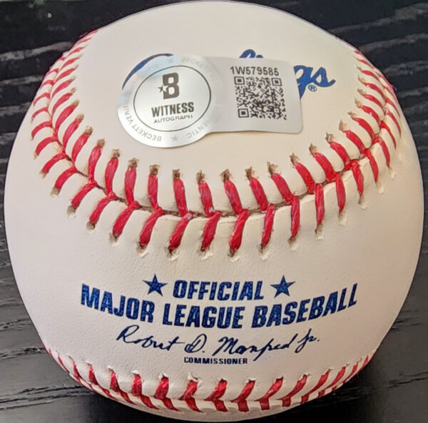 Dylan Dreiling Autographed OMLB Baseball Beckett COA v2