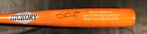 Dylan Dreiling Autographed Orange Old Hickory Commemorative Game Model Bat Beckett Witnessed COA v3