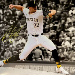 Paul Skenes Autographed Pirates 16x20 Photograph