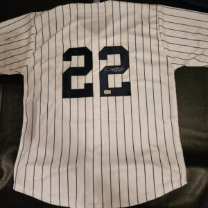 Juan Soto Autographed Custom New York Jersey Beckett Witnessed COA v2