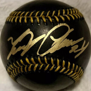 Miguel Cabrera Autographed Black Baseball