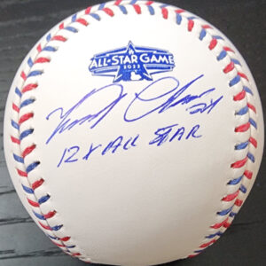 Miguel Cabrera Autographed 2022 All Star Baseball Inscribed 12X All Star with a Beckett Witnessed Certificate of Authenticity v1