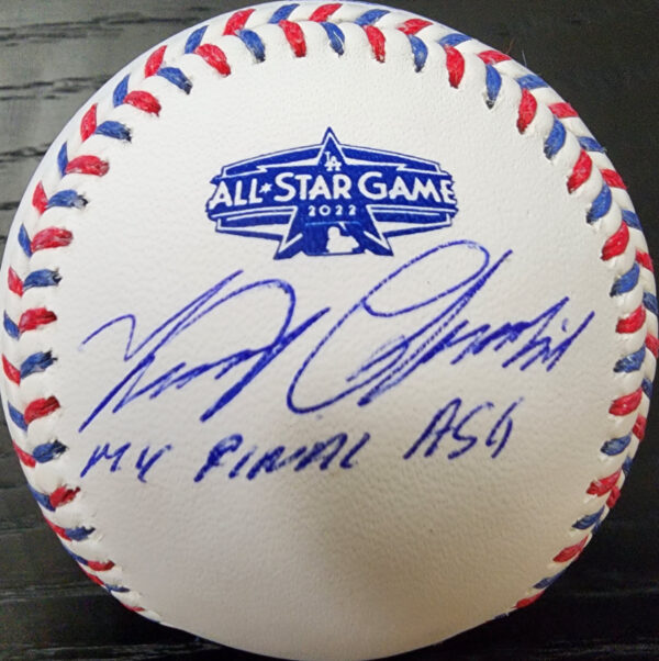 Miguel Cabrera Autographed 2022 All Star Baseball Inscribed My Final ASG Beckett COA v1