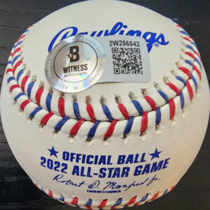 Miguel Cabrera Autographed 2022 All Star Baseball Inscribed My Final ASG Beckett COA v2