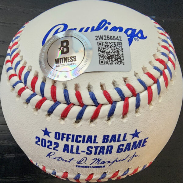 Miguel Cabrera Autographed 2022 All Star Baseball Inscribed My Final ASG Beckett COA v2