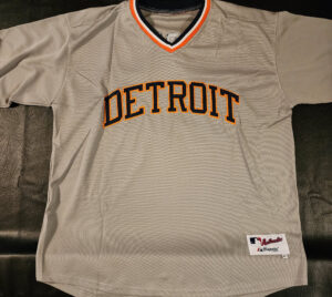 Miguel Cabrera Autographed Gray Detroit Tigers 1970s Turn Back The Clock Inscribed Jersey Beckett COA v4