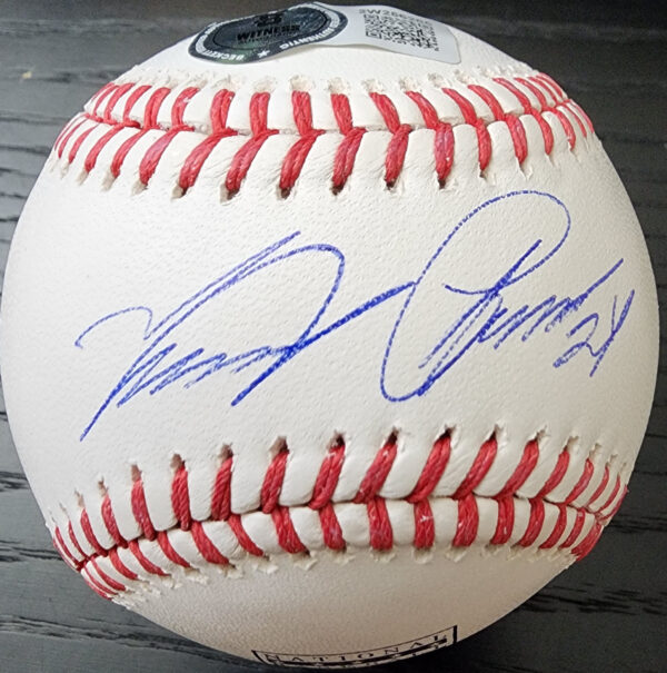 Miguel Cabrera Autographed HOF Baseball Beckett COA v1