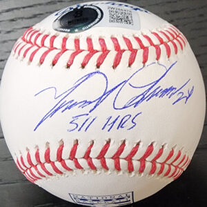 Miguel Cabrera Autographed HOF Baseball Inscribed 511 HRs Beckett COA v1