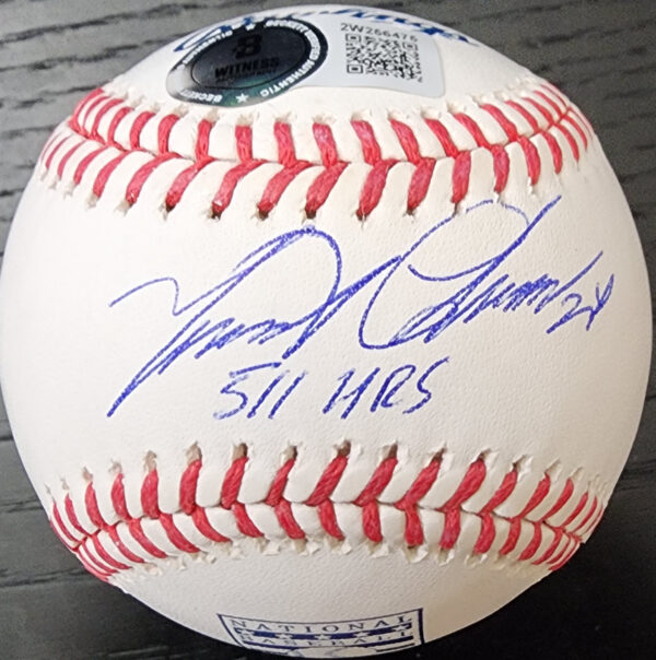 Miguel Cabrera Autographed HOF Baseball Inscribed 511 HRs Beckett COA v1