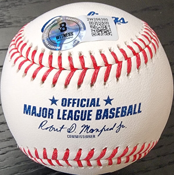 Miguel Cabrera Autographed OMLB Baseball Beckett COA v2