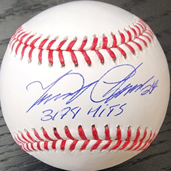 Miguel Cabrera Autographed OMLB Baseball Inscribed 3174 Hits Beckett COA v1