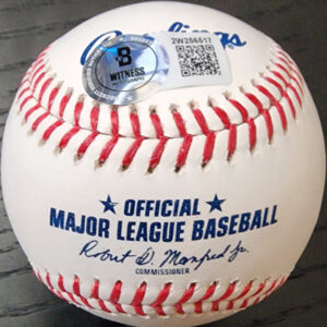 Miguel Cabrera Autographed OMLB Baseball Inscribed 3174 Hits Beckett COA v2