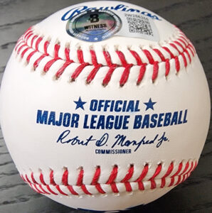 Miguel Cabrera Autographed OMLB FULL NAME Baseball Beckett COA v3