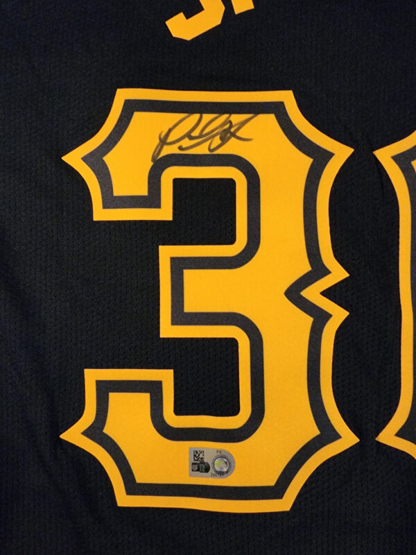 Paul Skenes Autographed Black Replica Pirates Jersey v1