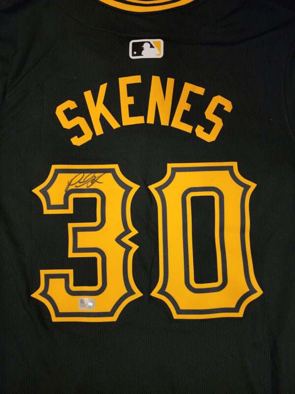 Paul Skenes Autographed Black Replica Pirates Jersey v2