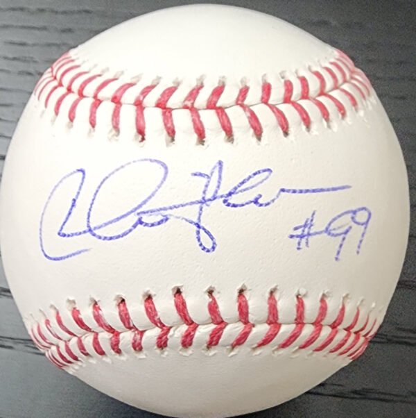 Charlie Sheen Autographed Signed Rawlings OMLB Baseball v1