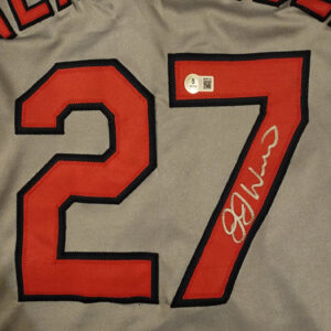 JJ Wetherholt Autographed Gray Custom The Lou Jersey v1