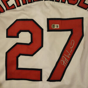 JJ Wetherholt Autographed White Custom The Lou Jersey v1