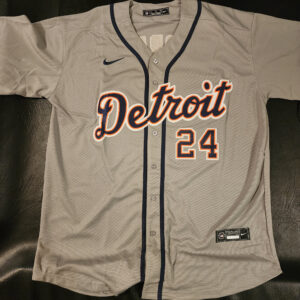 Miguel Cabrera Autographed Gray Detroit Tigers Jersey Beckett COA v3