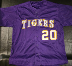 Paul Skenes Autographed Purple Replica LSU Jersey v4