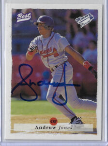 Andruw Jones Autographed 1995 Best 50 RC