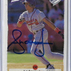 Andruw Jones Autographed 1995 Best 50 RC