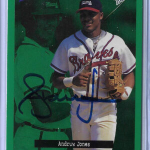 Andruw Jones Autographed 1995 Best Of The Best 106 RC