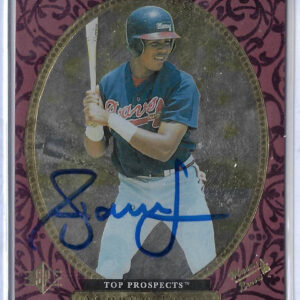 Andruw Jones Autographed 1995 SP Top Prospects 1 RC