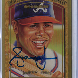 Andruw Jones Autographed 1997 Donruss Rookie Diamond Kings 1