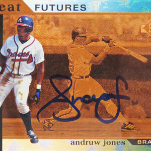 Andruw Jones Autographed 1997 SP #1 Rookie Card RC