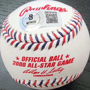 Andruw Jones Autographed 2000 All Star Game Baseball inscribed 1st ASG v2