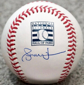 Andruw Jones Autographed HOF Baseball