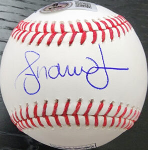 Andruw Jones Autographed HOF Baseball SWEET v1