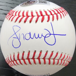 Andruw Jones Autographed HOF Baseball SWEET v1