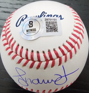 Andruw Jones Autographed HOF Baseball SWEET v2