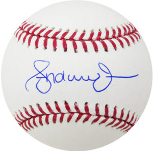 Andruw Jones Autographed OMLB Baseball