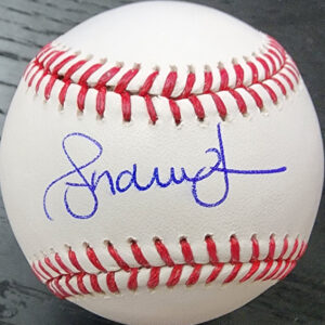 Andruw Jones Autographed OMLB Baseball v1