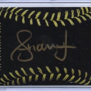 Andruw Jones Autographed The Autograph Card Black Baseball Card