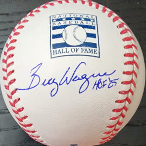 Billy Wagner Autographed Official HOF Baseball Inscribed HOF 25 LOGO v1