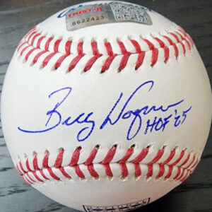 Billy Wagner Autographed Official HOF Baseball Inscribed HOF 25 SWEET v1